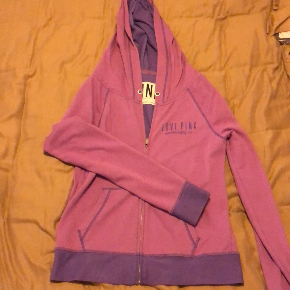 PINK jacket and sweatpants